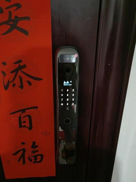 可视全自动指纹锁家用防盗门人脸识别智能门