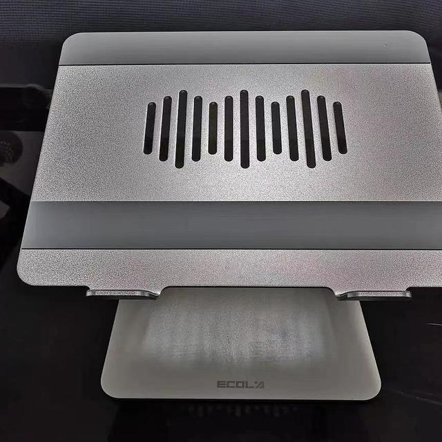 宜客莱（ECOLA）360°旋转笔记本支架 手提电脑桌面增高散热器架子折叠立式铝合金升降支架苹果华为联想