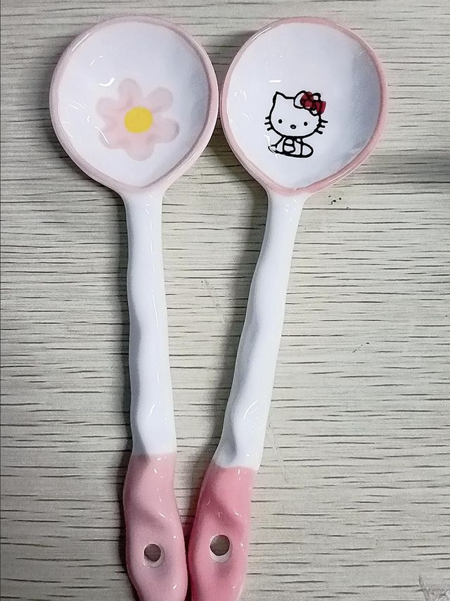 高颜值草莓长柄勺可爱