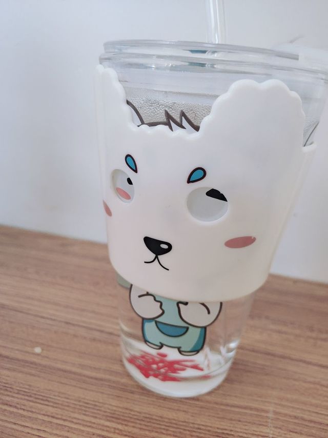 高颜值玻璃吸管杯