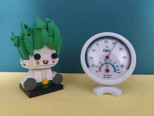 得力室内温湿度计