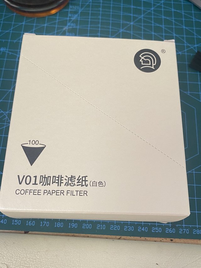 
店家推荐的大小，用在滤杯上正好，跟赠送