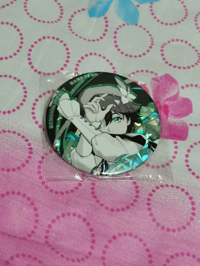 原神温迪正品双闪吧唧