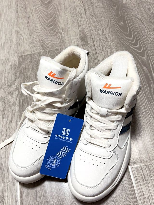 回力加绒棉鞋，高邦加厚保暖