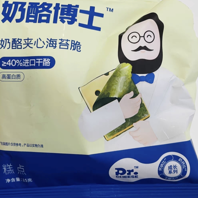奶酪博士宝宝零食怎么样 海苔加上奶酪,等于好吃的海苔脆_什么值得买