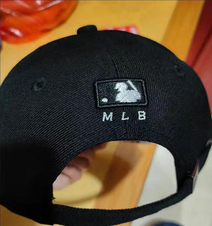 MLB棒球帽帽子刺绣LOGO小标款情侣帽