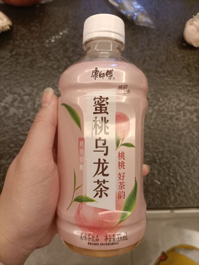 超级好喝的康师傅蜜桃乌龙茶！