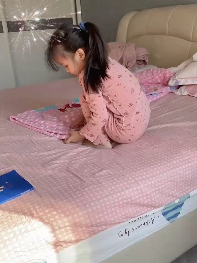 2022我学会了叠被子