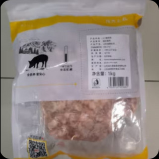 龙大肉食 猪肉馅500g*2袋 出口日本级 约70%