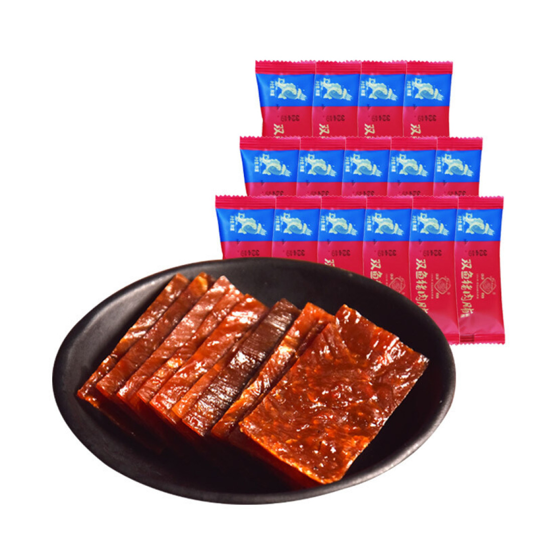 喵星人爱吃的猪肉脯，才是真的好/双鱼牌猪肉脯1000g 双鱼猪肉脯靖江特产小吃 双鱼牌猪肉脯 休闲零食