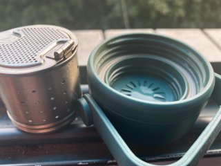 新年置办的新水杯，北鼎茶水分离便携玻璃杯