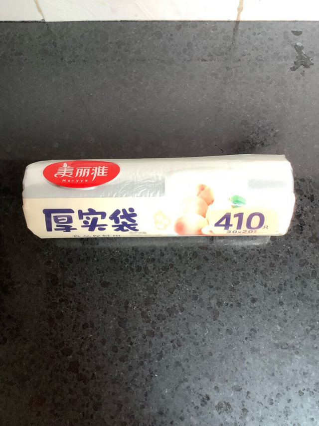 这款美丽雅品牌的厚实袋是属PE级食品保鲜