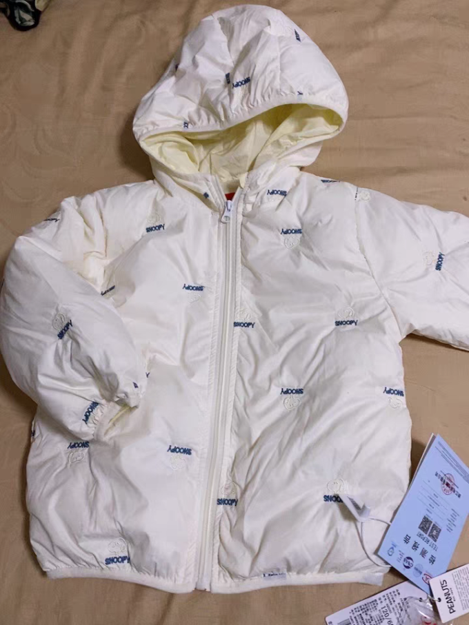 史努比儿童羽绒服