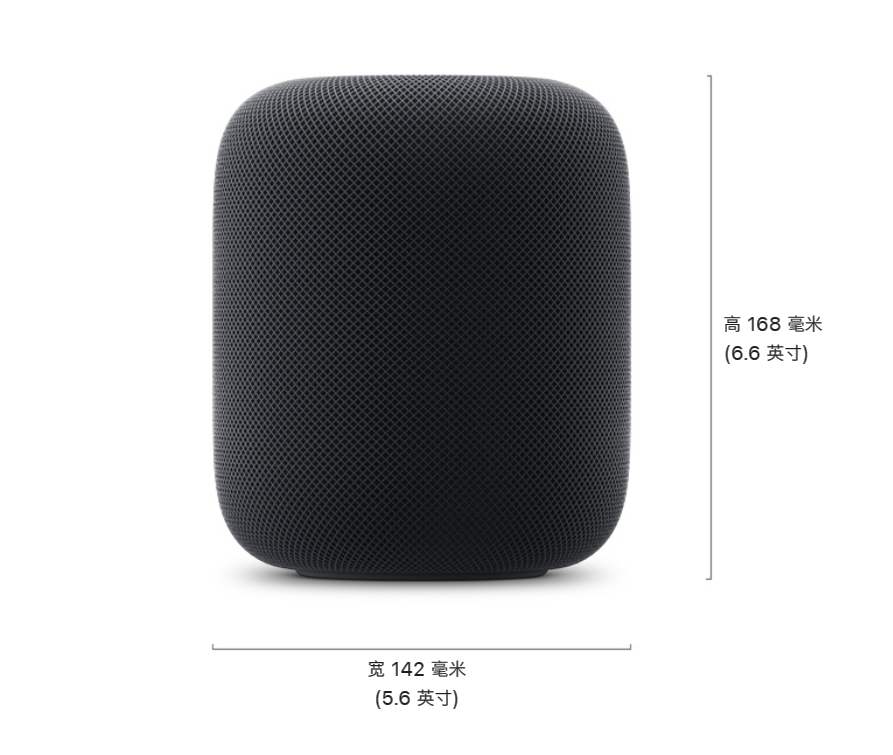 苹果发布新款 HomePod（第二代）智能音箱，支持空间感应、S7芯片+5单元、温湿度监测