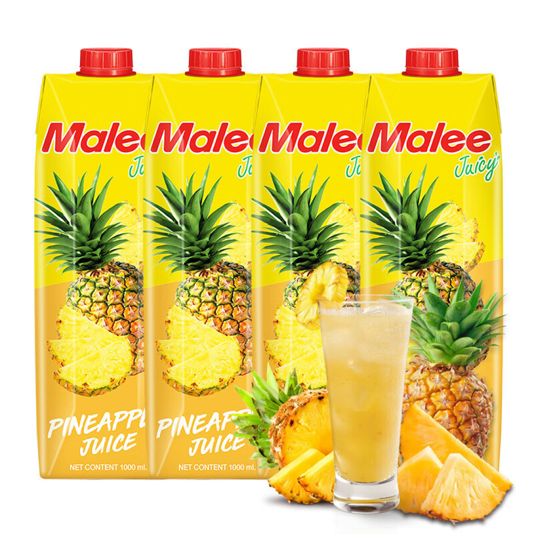 年货采购清单,玛丽(MALEE)泰国进口菠萝汁饮料