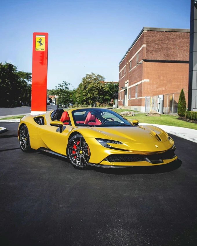 法拉利跑车怎么样 黄金圣斗士 法拉利sf90 spider_什么值得买