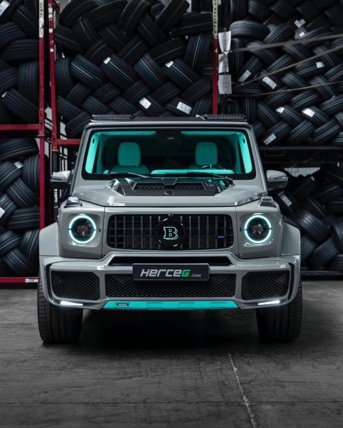 蒂芙尼蓝配色的巴博斯大g绝了