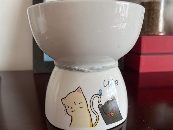 保护猫猫颈椎的高颈猫碗