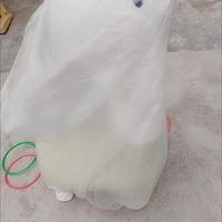 超大创意羊驼坐凳动物凳子落地手工摆件