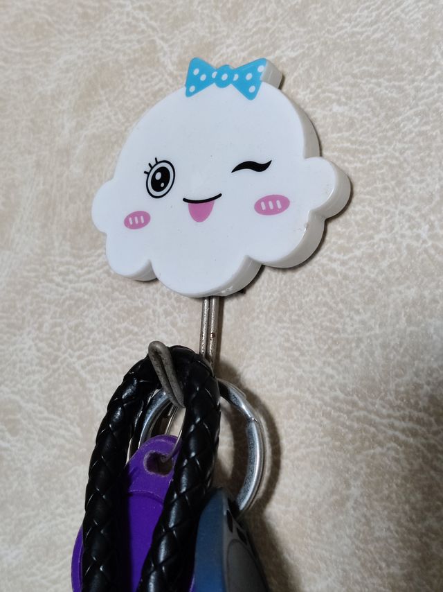 可爱云朵强力粘胶挂钩