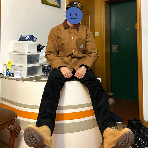 入坑以来第一次买主线的全新外套：卡哈特carhartt 103825 密歇根外套 经典卡哈特棕色