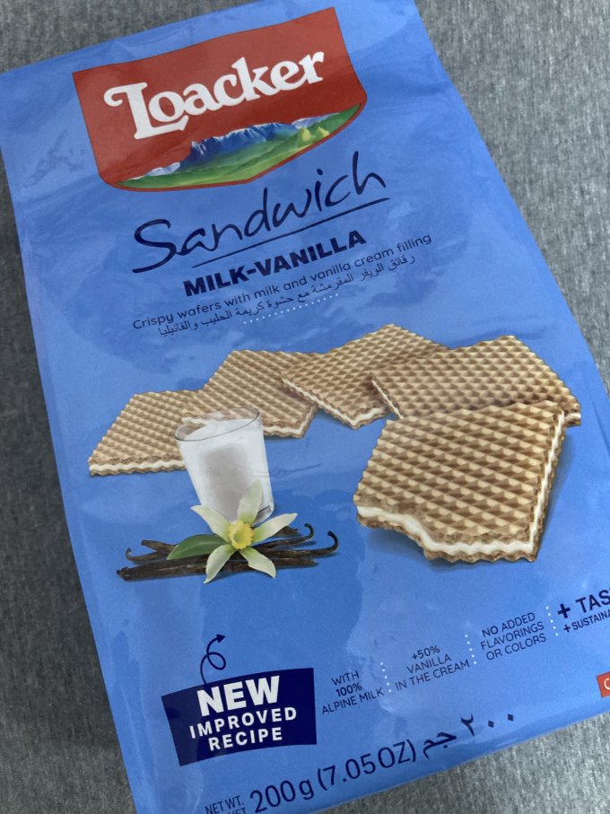 味道很好的莱家薄片威化饼