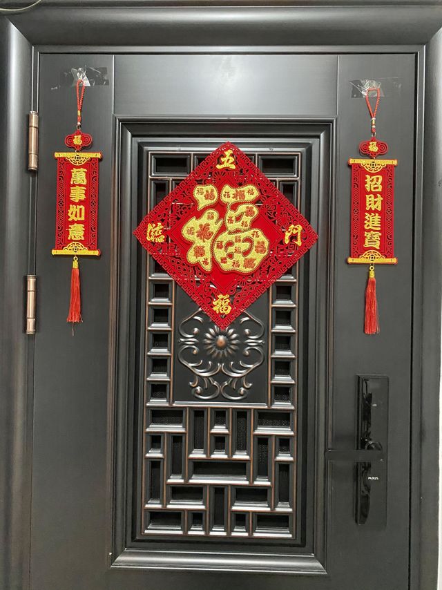 邻居家的对联也太精致了吧！