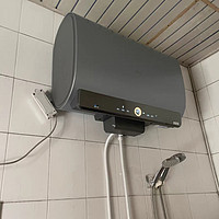 海尔电热水器家用卫生间双胆扁桶速热储水60升大容量PAD5全免安装热水器