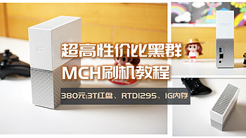 380元，RTD1295、1G内存、带3T红盘PLUS，Mycloud Home（MCH）黑群晖刷机教程