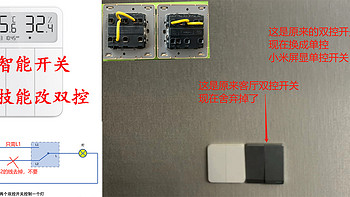 “普通双控开关”改“米家智能开关”必备技能：双开双控改单控