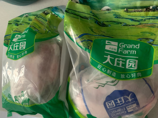 第一次购买大庄园品牌羊后腿肉，冰鲜冷冻送