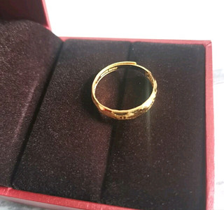 情人节，送给媳妇的黄金戒指