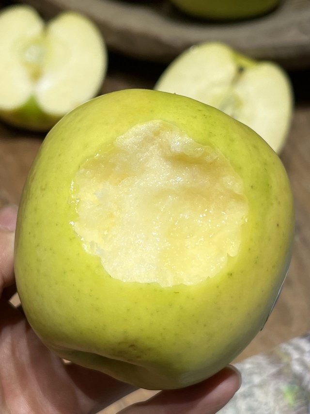 确实好吃的陕西白水青苹果
