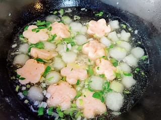花一样的冬瓜虾滑汤