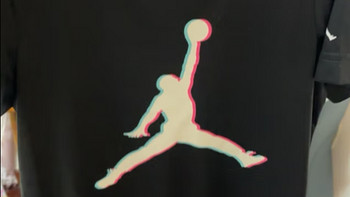 耐克（Nike Air Jordan）童装男童短袖T恤夏季AJ儿童短袖JD2012023PS-002正黑色110S（4）