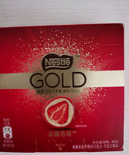 雀巢（Nestle）金装菘露莓莓白巧克力盒装40