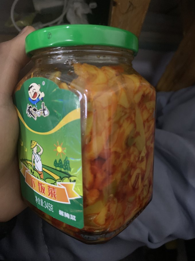 饭扫光佐餐咸菜