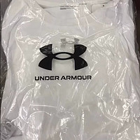 安德玛（Under Armour）短袖男T恤 23春夏新款男子上衣圆领休闲宽松训练运动半袖体恤男 21500513-100/白色