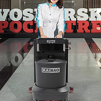 凯堡工厂手推式洗地机商用工业车间商场拖地扫地机洗地车吸拖一体