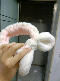 可爱小兔子发箍，不要担心弄湿头发啦
