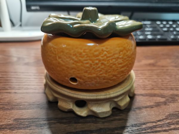 小巧的橘子香炉，开启典雅生活
