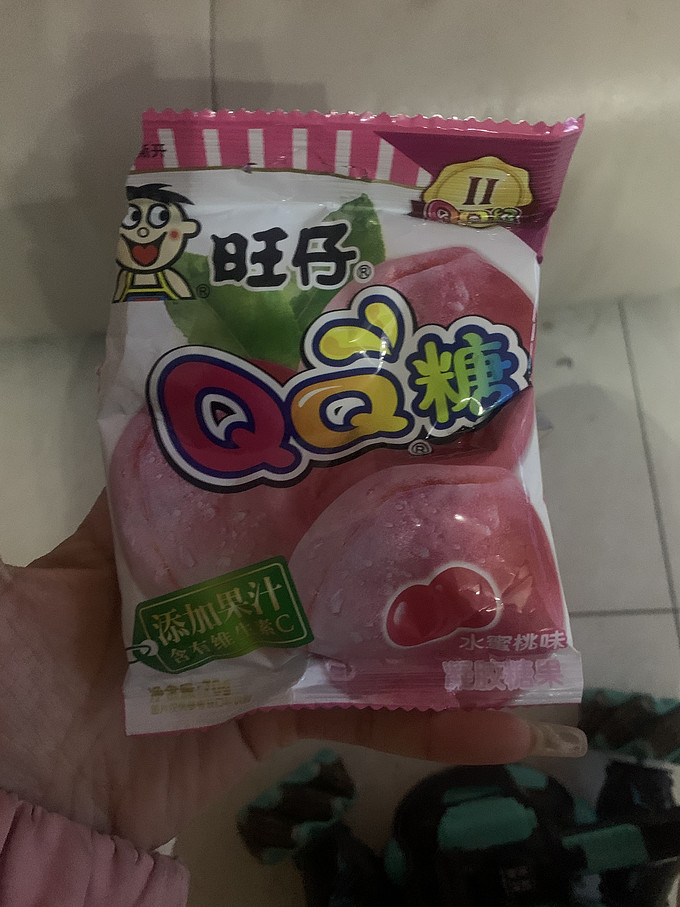 旺旺旺仔qq糖70g克大包可乐味儿童水果味果