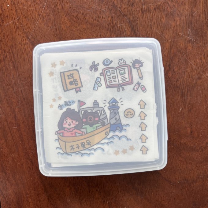 沾沐贴纸