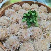 珍珠丸子也太好吃了吧！糯糯的