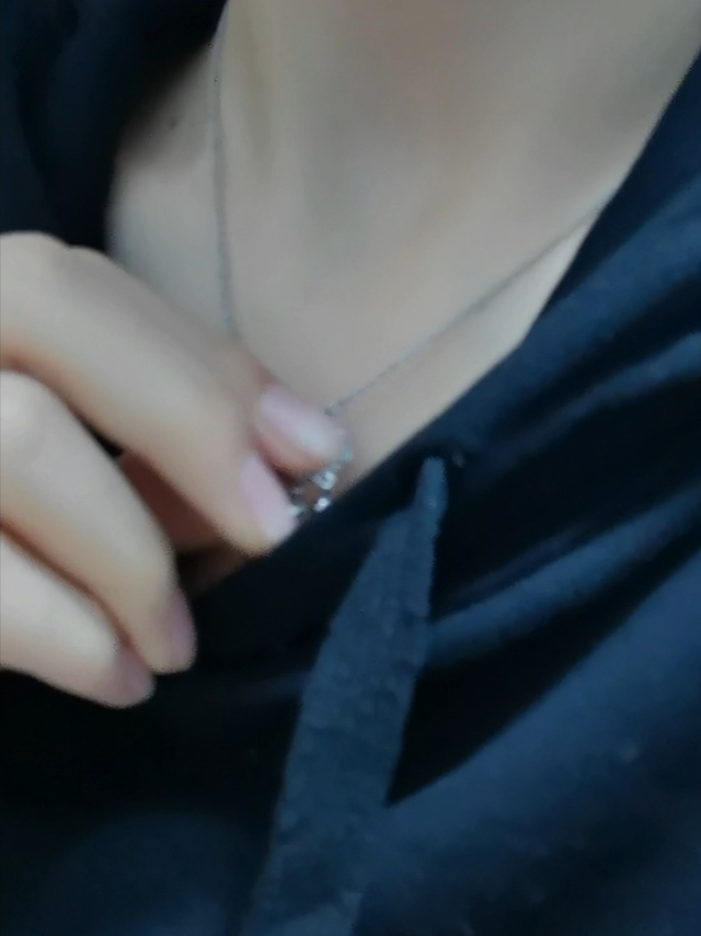 很衬肤色的小元宝银项链太好看啦