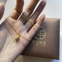 黄金小榴莲吊坠，越看越喜欢