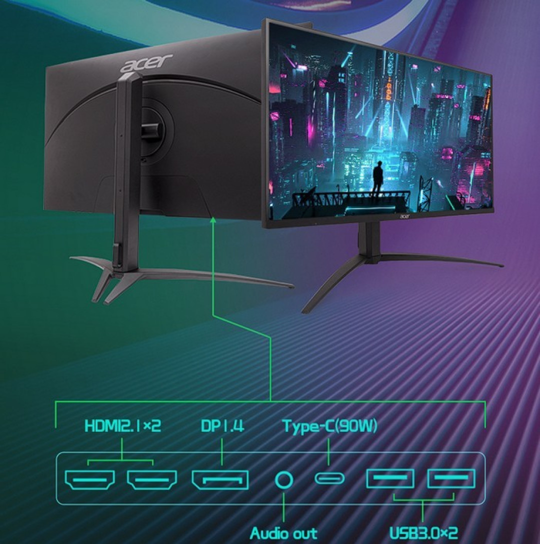 acer宏碁 发布顶级27英寸钢炮屏、4K Mini LED屏、160Hz 高刷