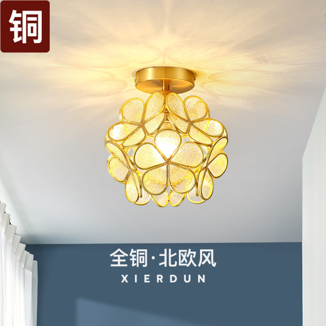 因为这盏灯爱上了我家的玄关_吊灯_什么值得买