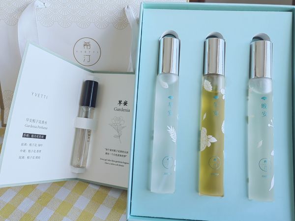 情人节收到栀夏栀子花香水礼盒，心情美美哒