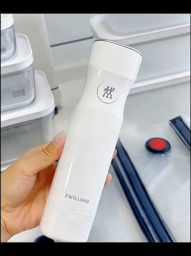 双立人抽真空玻璃保鲜盒微波炉冰箱密封盒